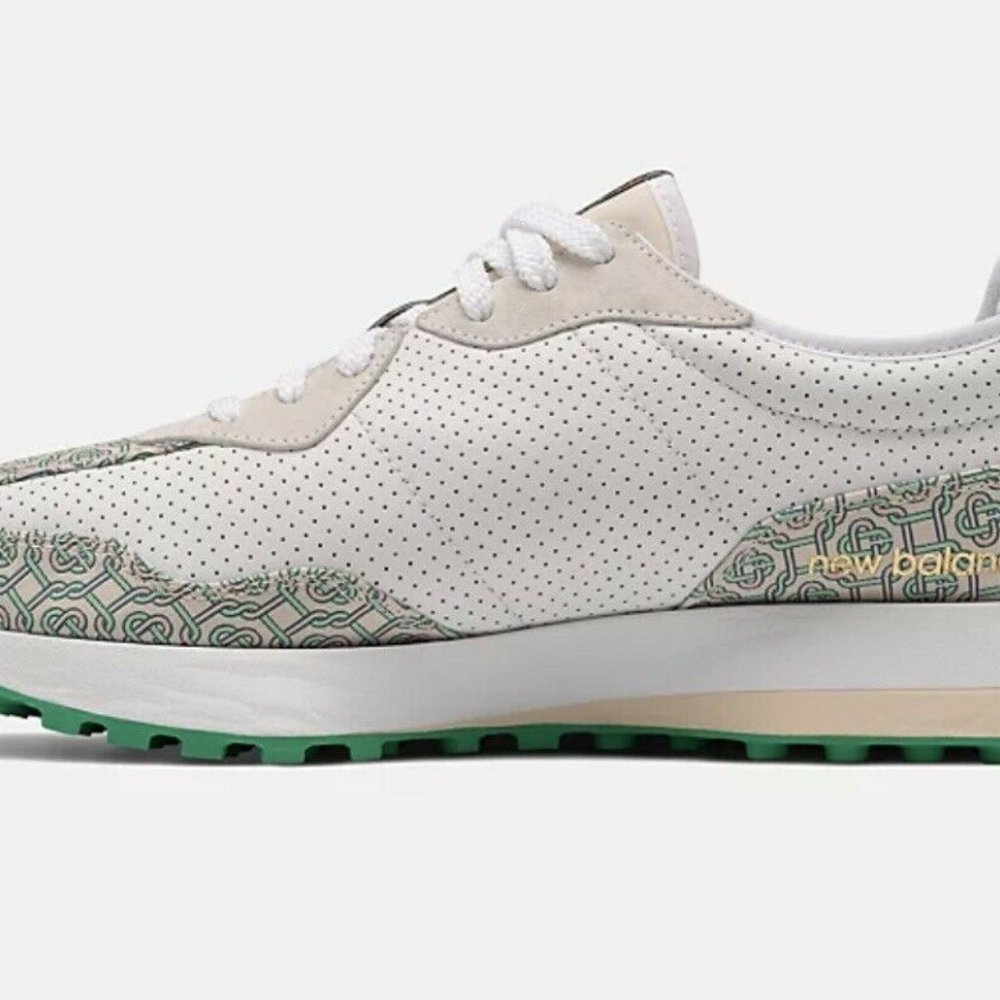 New Balance x Casablanca 327 White Munsell Green - Picture 4 of 9
